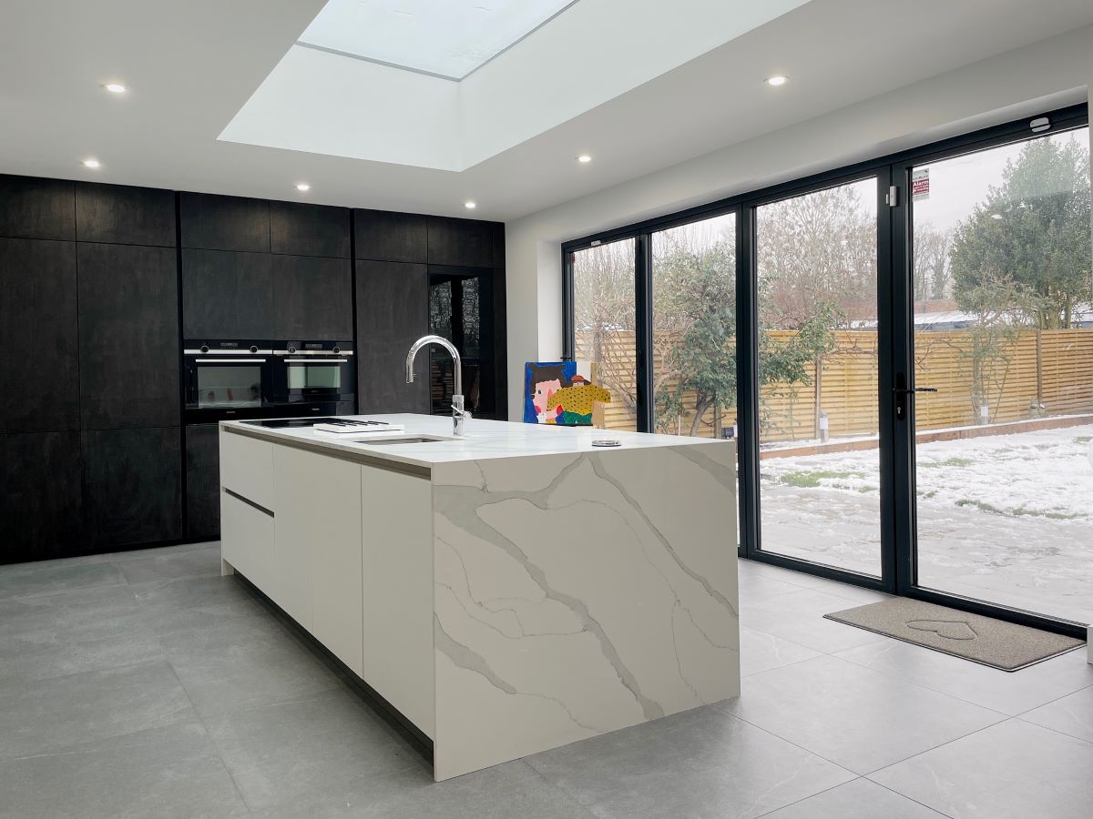 Open-Plan Kitchen with Bi-fold Doors 