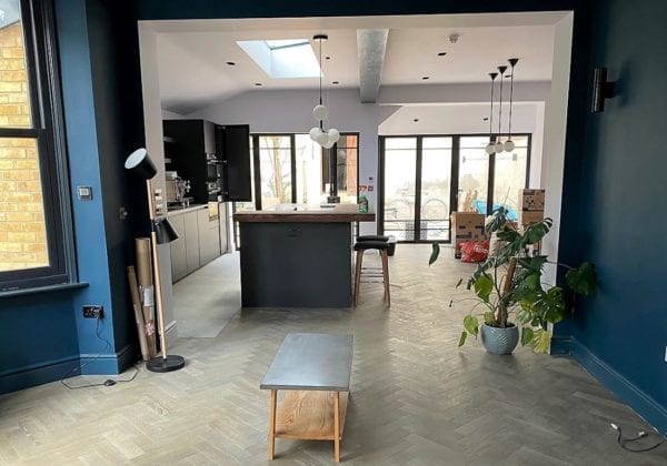 Open-Plan Kitchen with Bi-fold Doors 
