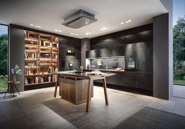 Next 125 Ceramic Marble Nero Kitchen